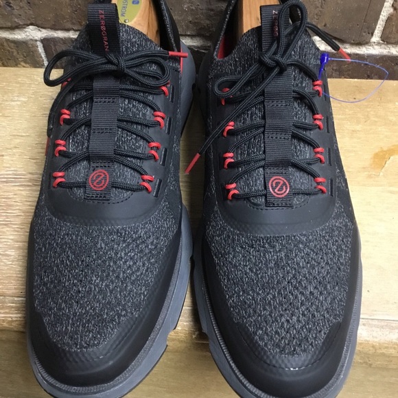 Cole Haan Black and Red Men's Sneakers - Picture 4 of 10
